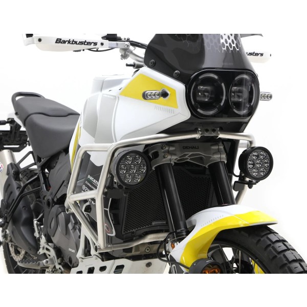 Denali Denali Driving Light Mount - OEM Crash bar Adapter - Ducati DesertX